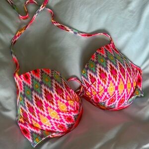 EUC Victorias Secret Push Up Halter Top 34DD